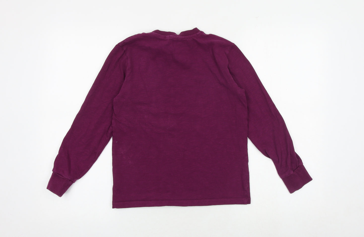 NEXT Boys Purple 100% Cotton Pullover T-Shirt Size 10 Years Crew Neck Pullover