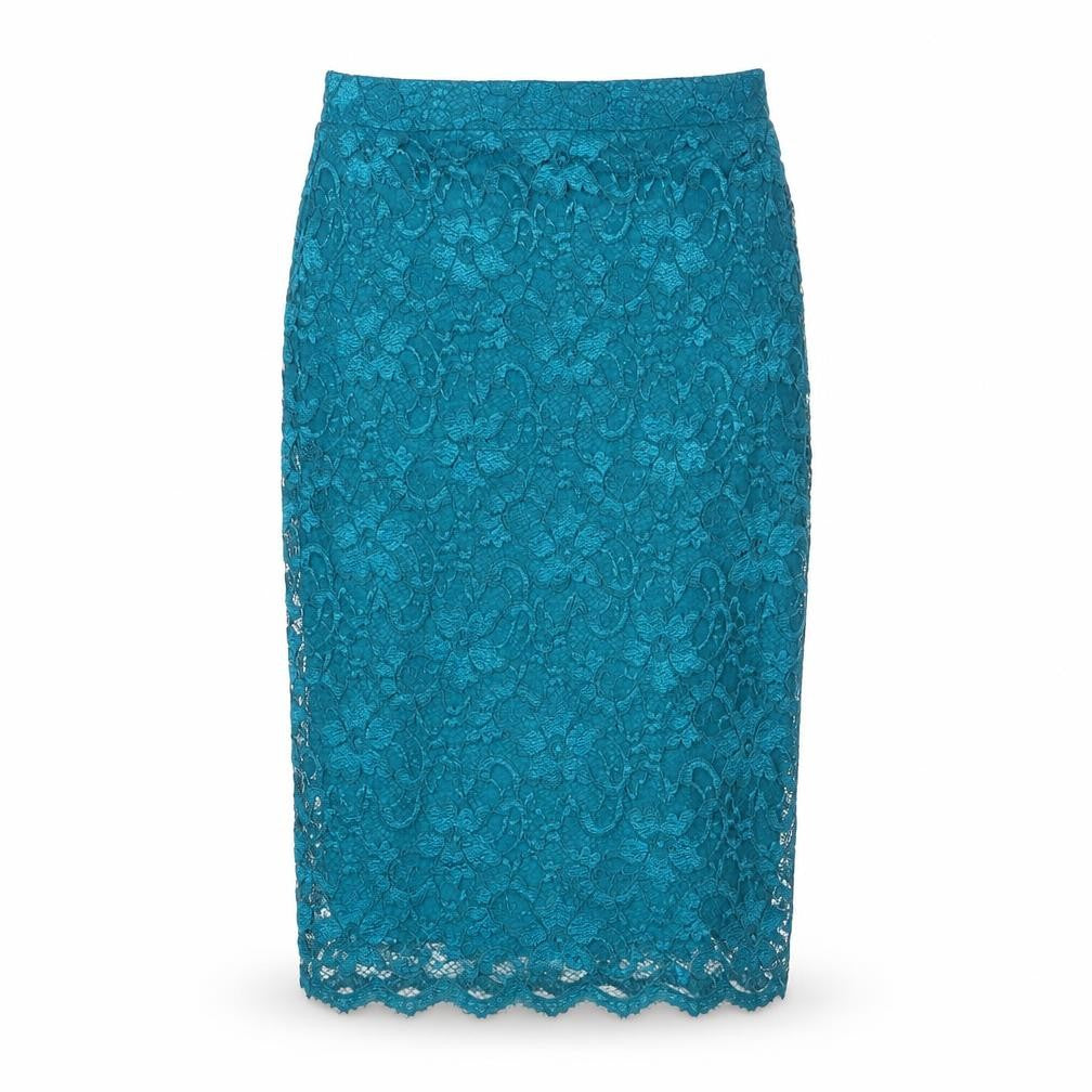 Miss Selfridge Womens Green Floral Polyester A-Line Skirt Size 12