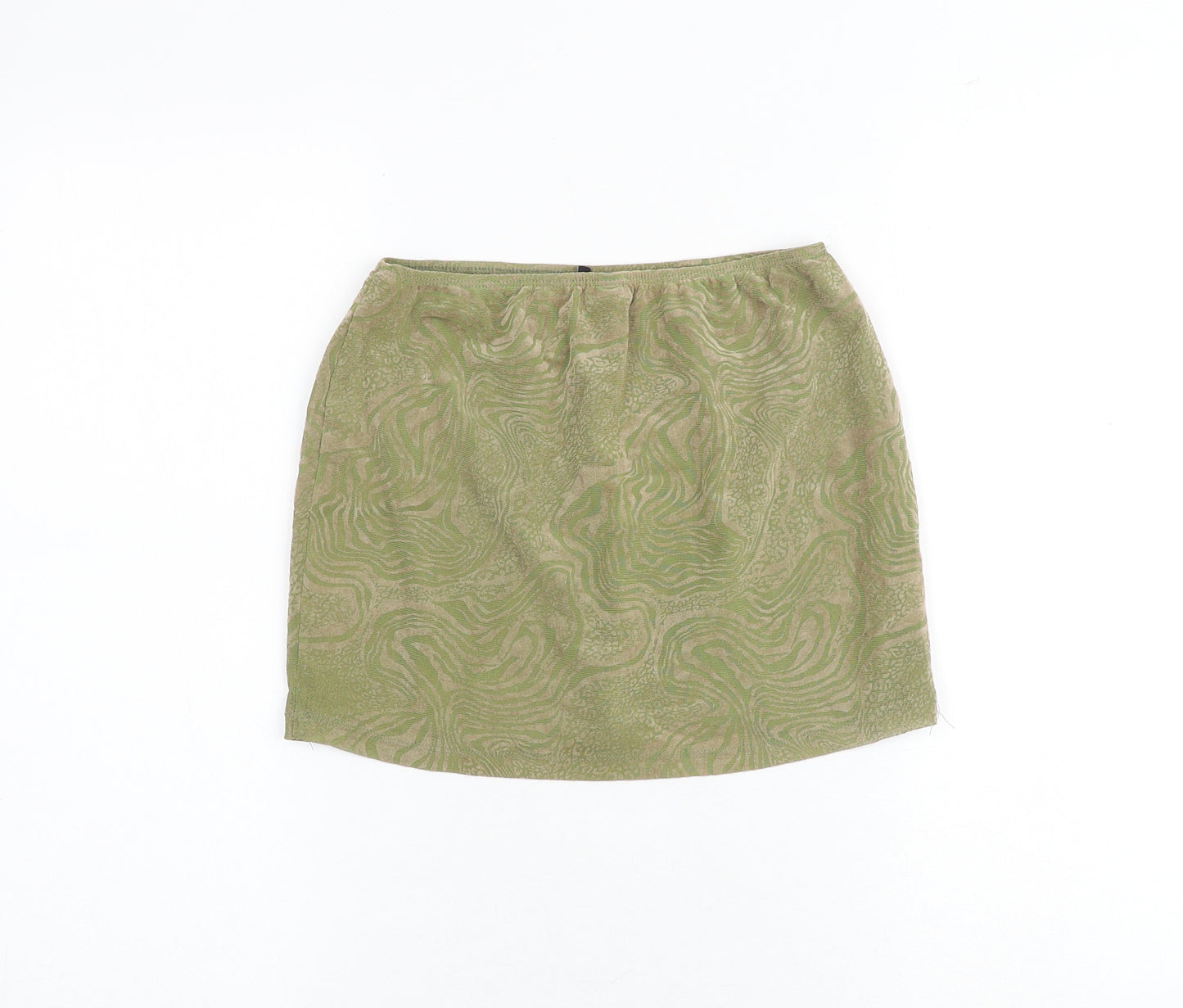 Motel Womens Multicoloured Geometric Polyester Mini Skirt Size S
