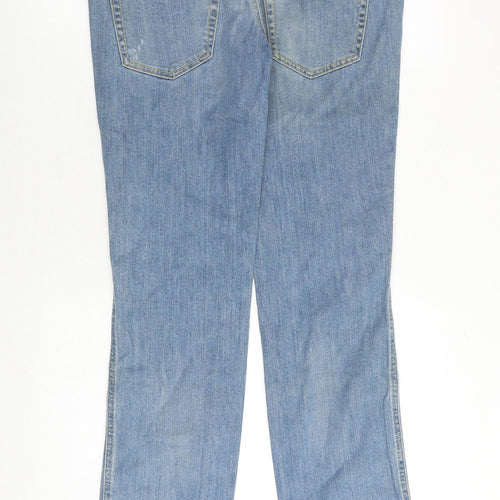 Diesel Womens Blue Cotton Straight Jeans Size 32 in L32 in Regular Button