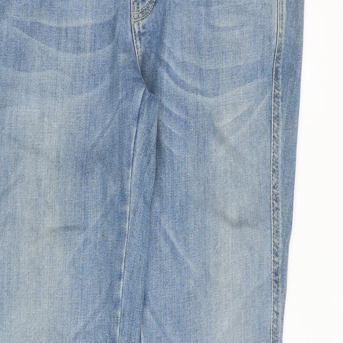 Diesel Womens Blue Cotton Straight Jeans Size 32 in L32 in Regular Button