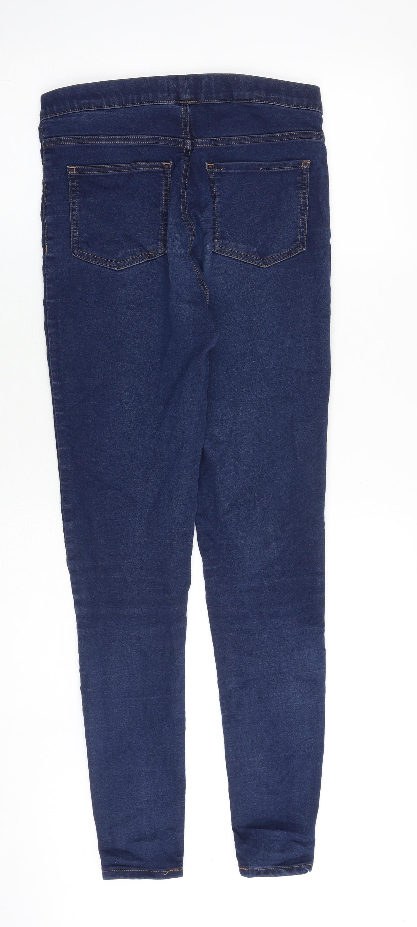 Marks and Spencer Womens Blue Cotton Jegging Jeans Size 10 Regular
