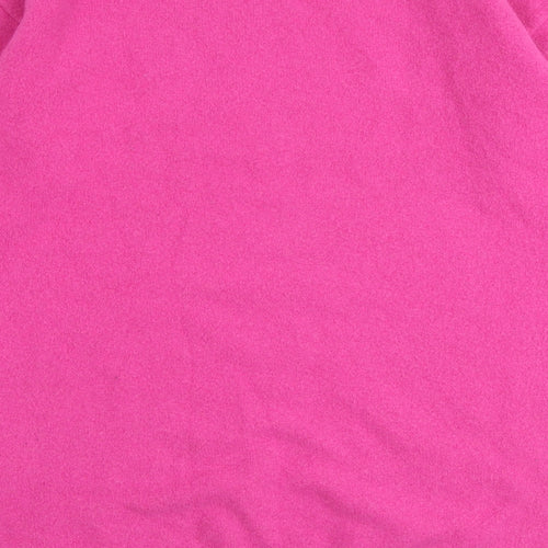 & Other Stories Womens Pink Polyester Jumper Dress Size S Mock Neck Pullover