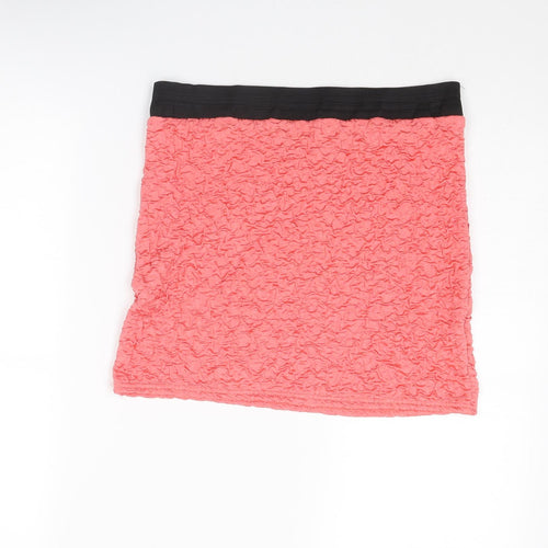 Pilot Womens Pink Polyester Bandage Skirt Size 12