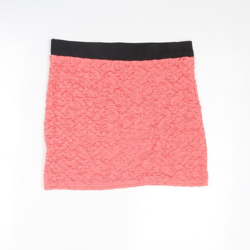 Pilot Womens Pink Polyester Bandage Skirt Size 12