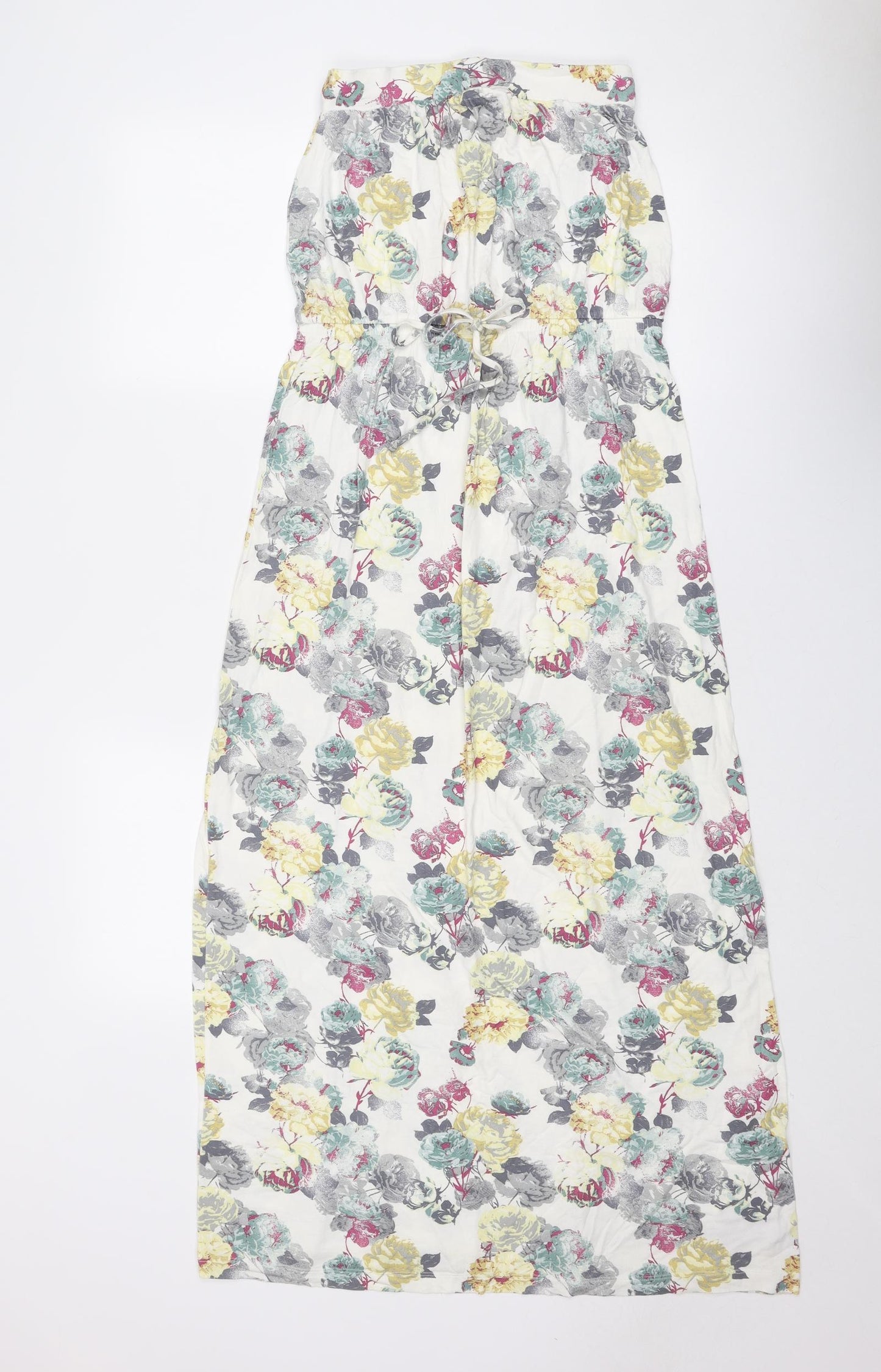 NEXT Womens Multicoloured Floral Viscose Maxi Size 12 Off the Shoulder Pullover