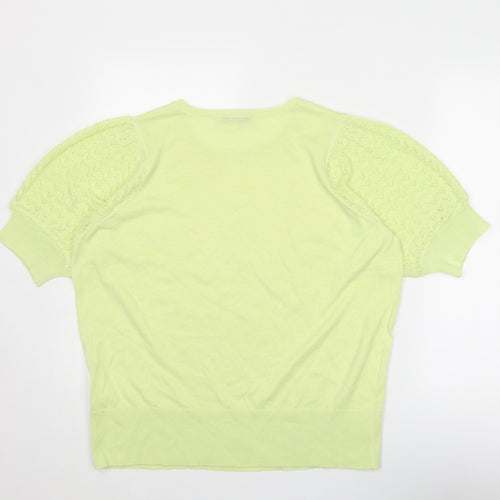 Simply Be Womens Yellow Round Neck Polyester Pullover Jumper Size 16 - Size 16-18