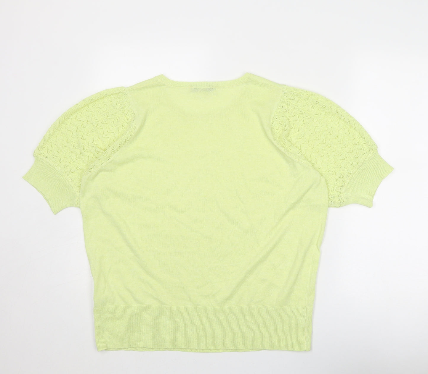 Simply Be Womens Yellow Round Neck Polyester Pullover Jumper Size 16 - Size 16-18