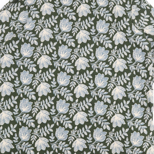 Seasalt Womens Green Floral Cotton Pullover Sweatshirt Size 20 Pullover