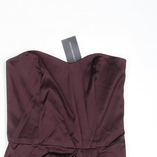 French Connection Womens Purple Viscose Cropped Tank Size 8 Sweetheart