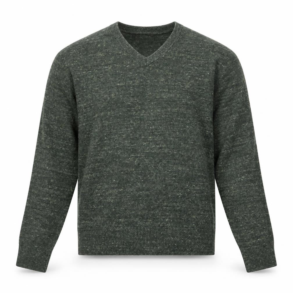 Gap Mens Green V-Neck Cotton Pullover Jumper Size XS Long Sleeve