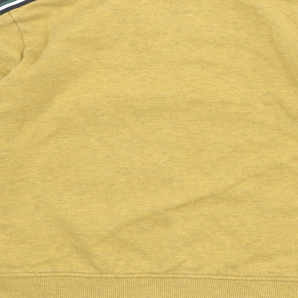 NEXT Boys Yellow Cotton Pullover Sweatshirt Size 8 Years Pullover - T-Rex