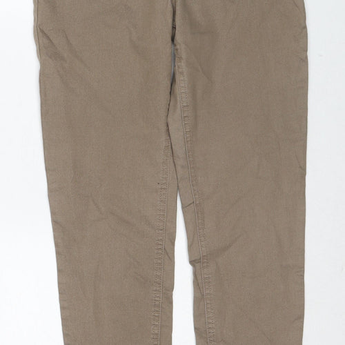 Marks and Spencer Womens Brown Cotton Jegging Jeans Size 12 Regular