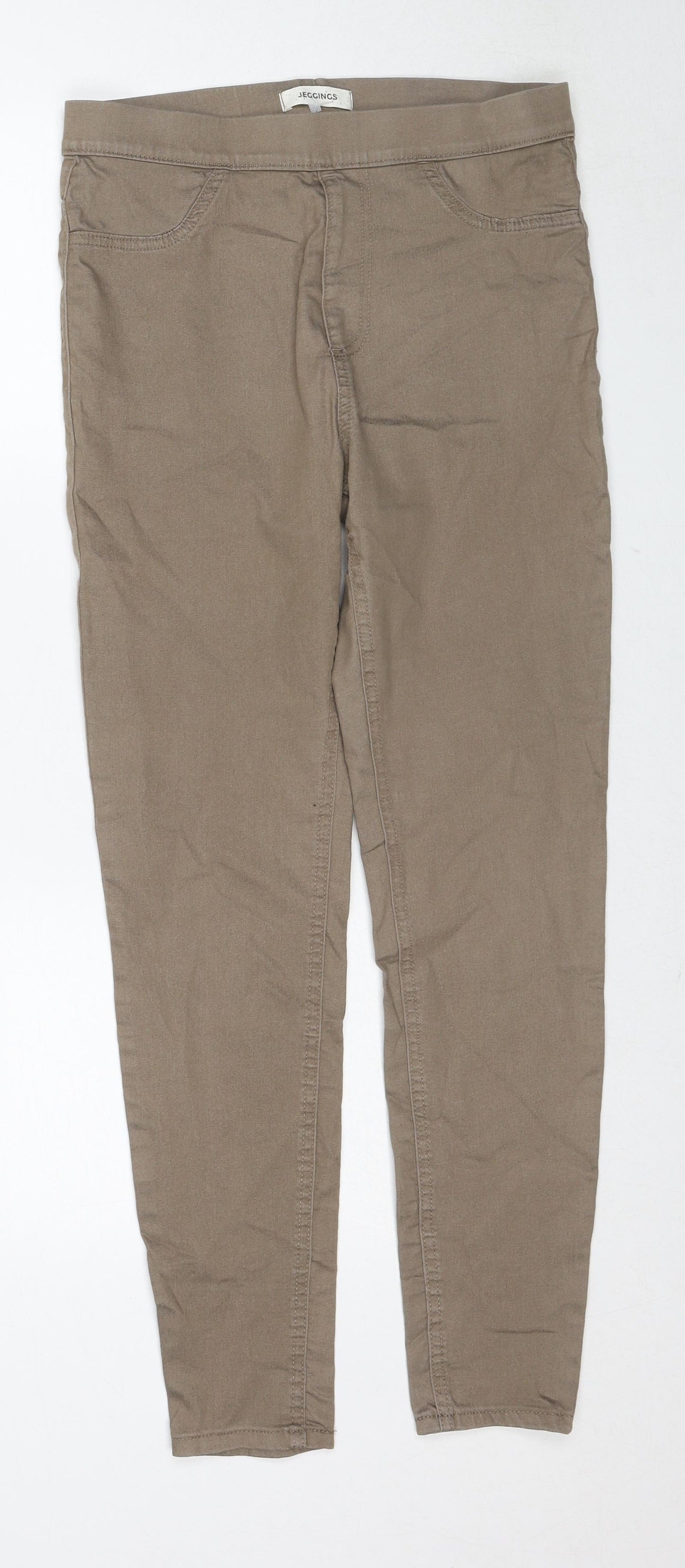 Marks and Spencer Womens Brown Cotton Jegging Jeans Size 12 Regular