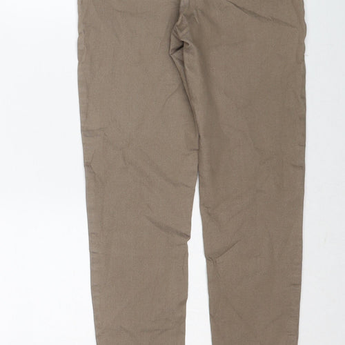 Marks and Spencer Womens Brown Cotton Jegging Jeans Size 12 Regular