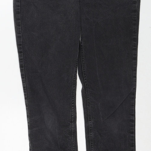 H&M Womens Black Cotton Skinny Jeans Size 29 in Regular Zip