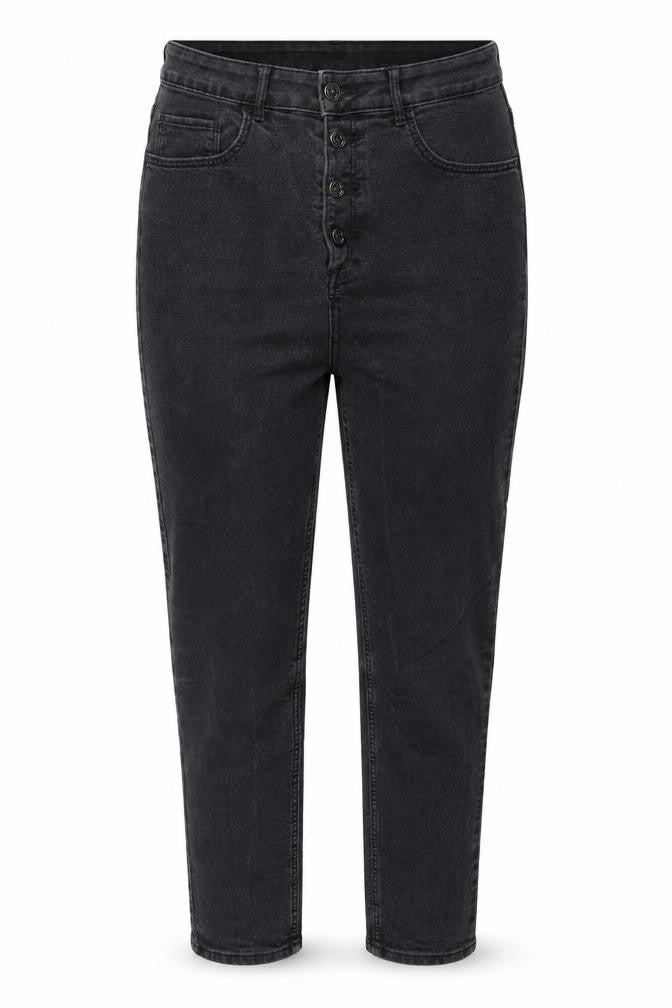 H&M Womens Black Cotton Skinny Jeans Size 29 in Regular Zip