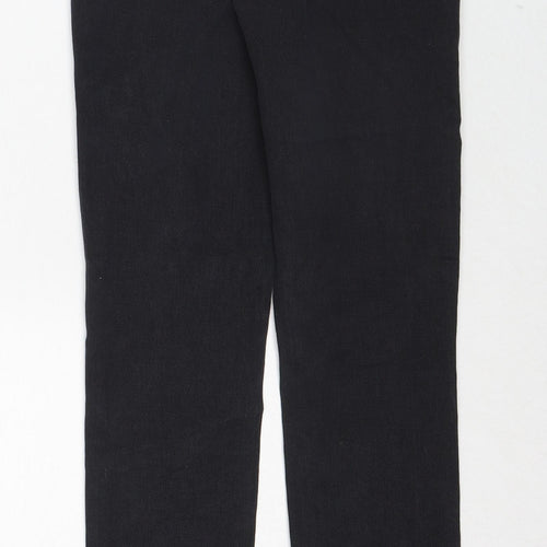 Topshop Womens Black Cotton Skinny Jeans Size 26 in L32 in Regular Zip