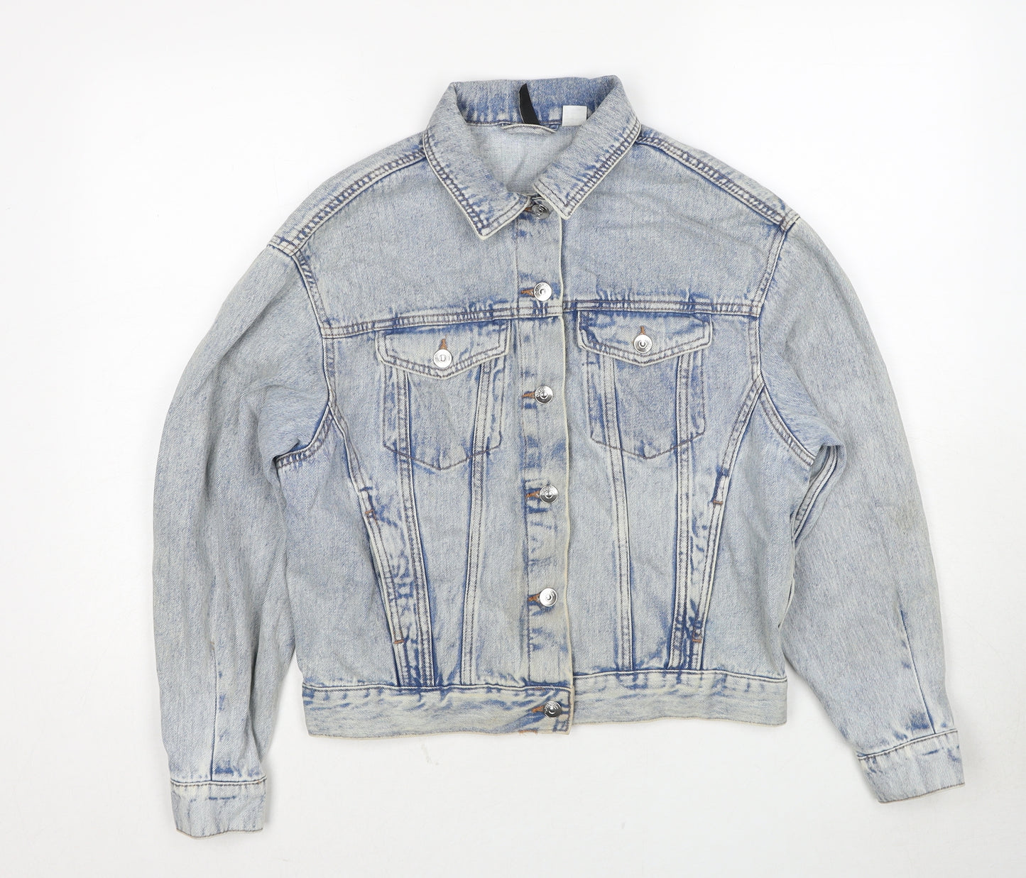 Divided by H&M Womens Blue Jacket Size XS Button