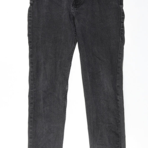 H&M Mens Grey Cotton Skinny Jeans Size 29 in L32 in Slim Zip