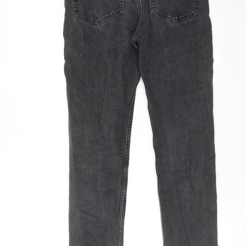 H&M Mens Grey Cotton Skinny Jeans Size 29 in L32 in Slim Zip