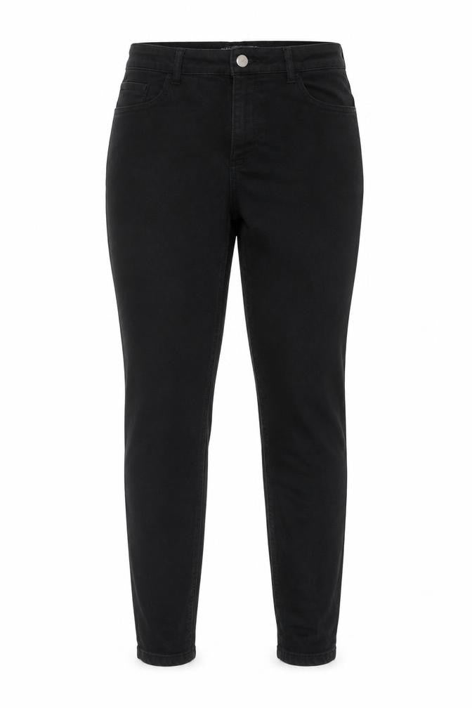 Dunnes Stores Womens Black Cotton Skinny Jeans Size 10 Regular Zip