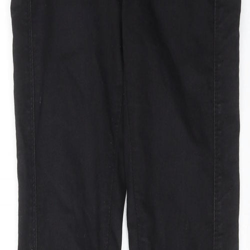 Miso Womens Black Cotton Skinny Jeans Size 8 Regular Zip