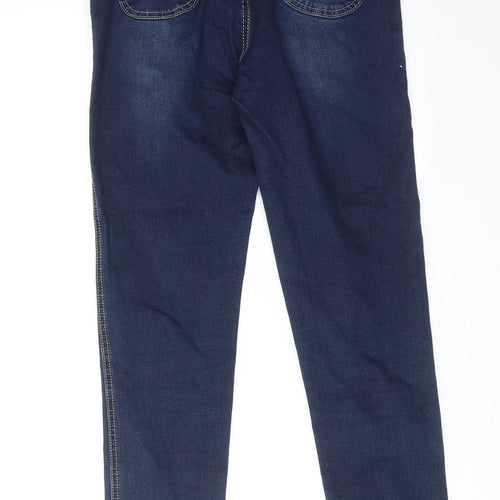 Denim Club Womens Blue Cotton Skinny Jeans Size 10 Regular Zip