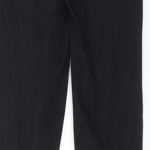 NEXT Boys Black Cotton Straight Jeans Size 13 Years Regular Zip