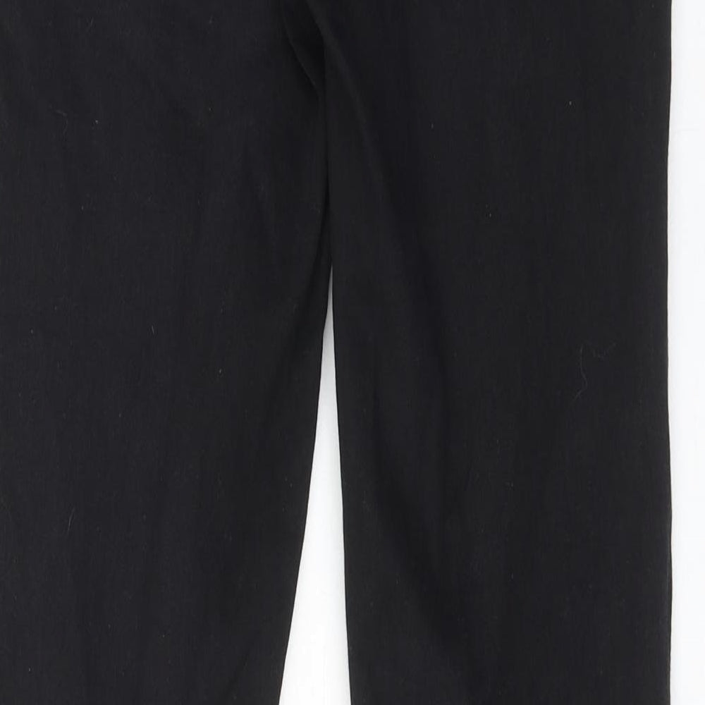 NEXT Boys Black Cotton Straight Jeans Size 13 Years Regular Zip