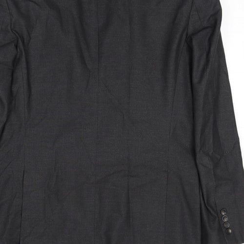 Marks and Spencer Mens Grey Polyester Jacket Suit Jacket Size 40 Regular