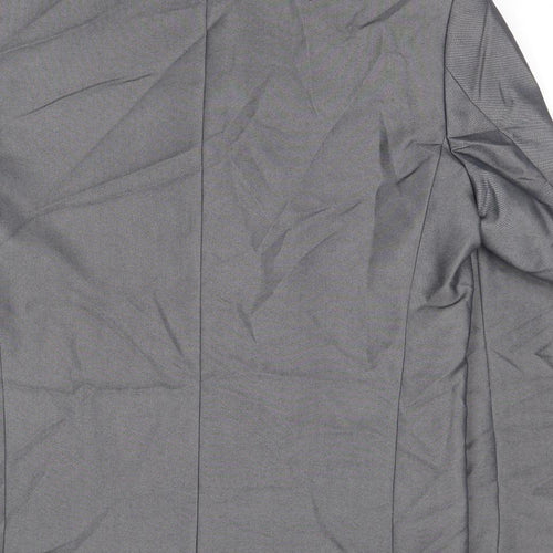 Stonebridge Mens Grey Polyester Jacket Blazer Size 38 Regular
