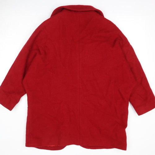 Miss Smith Womens Red Jacket Size 14 Magnetic