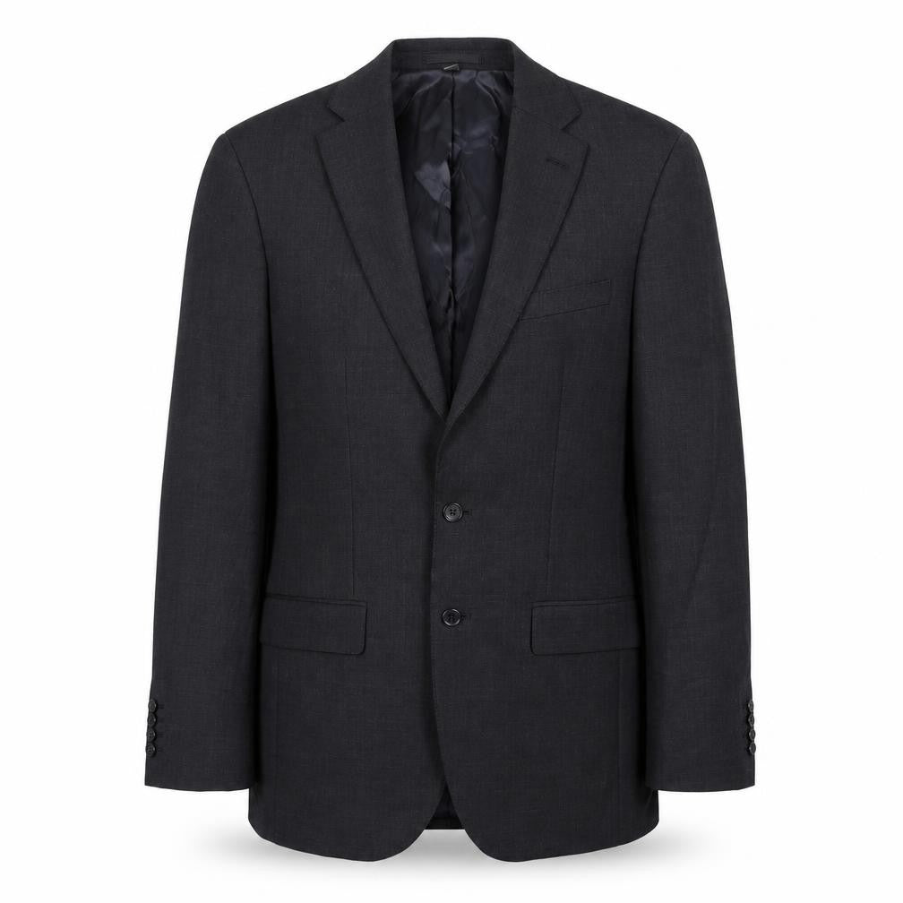 Front view of Marks & Spencer men’s grey wool jacket suit jacket, size 38, regular