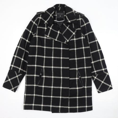 Dorothy Perkins Womens Black Striped Jacket Size 12 Button