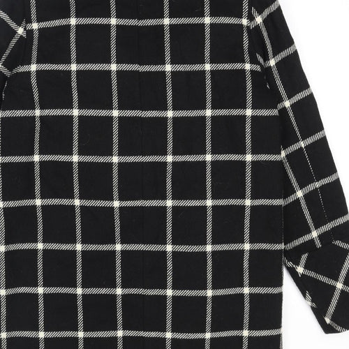 Dorothy Perkins Womens Black Striped Jacket Size 12 Button