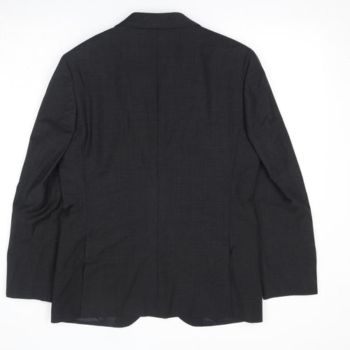 Marks and Spencer Mens Grey Wool Jacket Suit Jacket Size 38 Regular