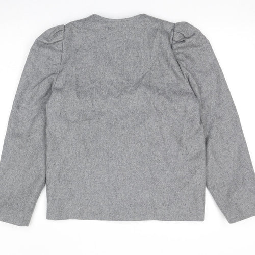 Topshop Womens Grey Jacket Size 10