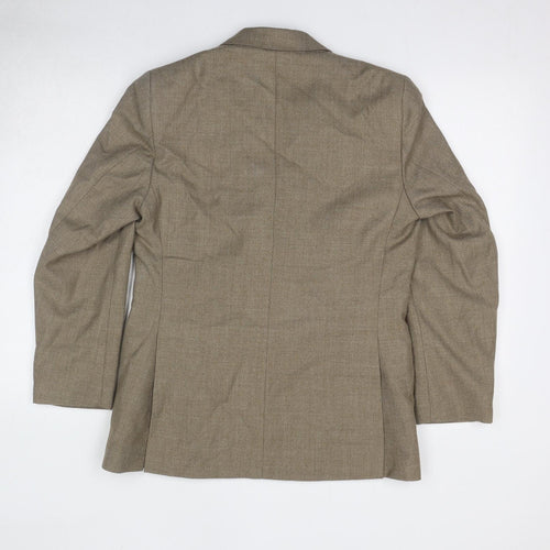 Winchester Mens Beige Polyester Jacket Suit Jacket Size 38 Regular