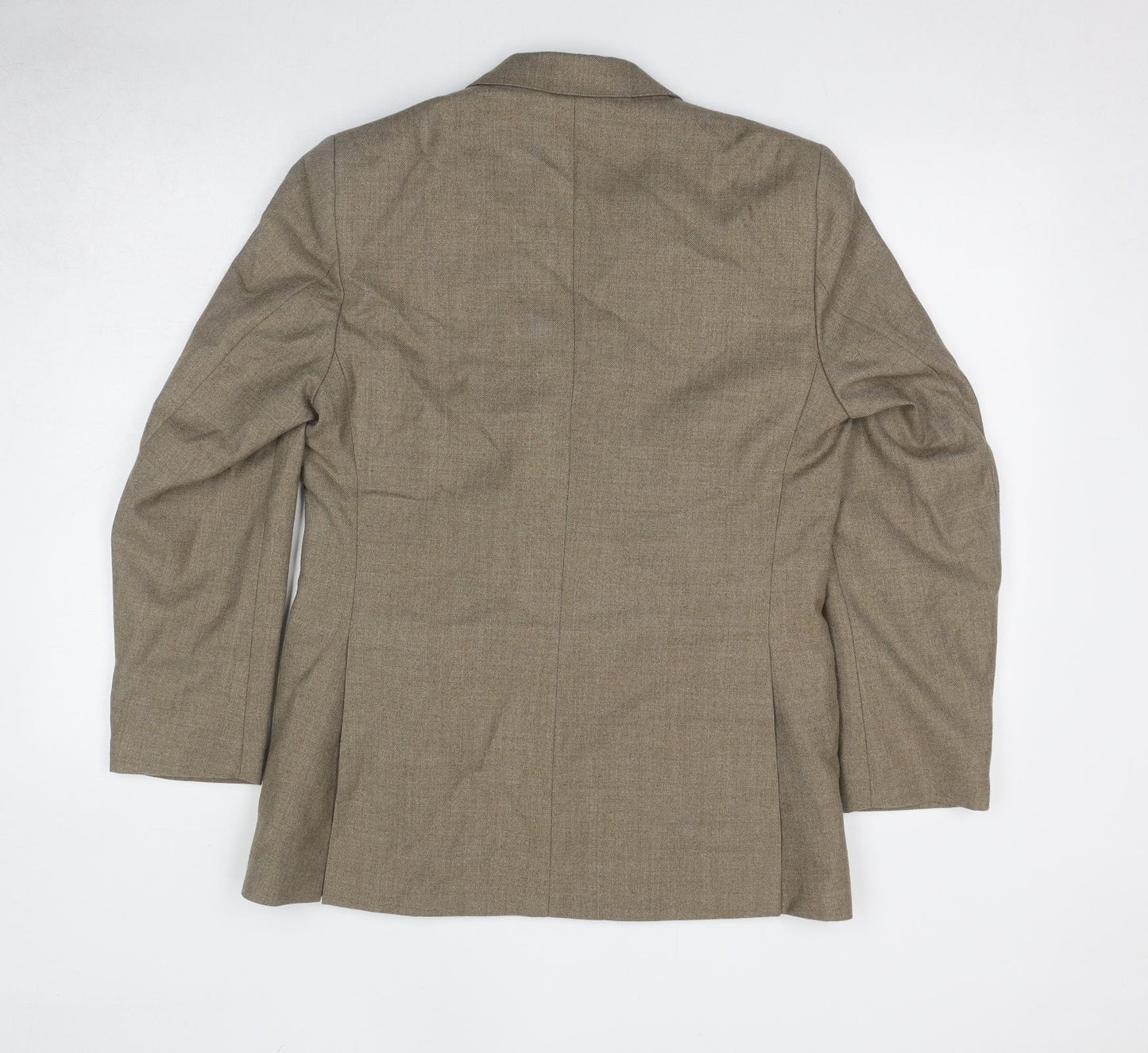 Winchester Mens Beige Polyester Jacket Suit Jacket Size 38 Regular