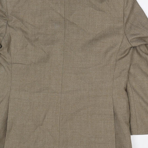Winchester Mens Beige Polyester Jacket Suit Jacket Size 38 Regular