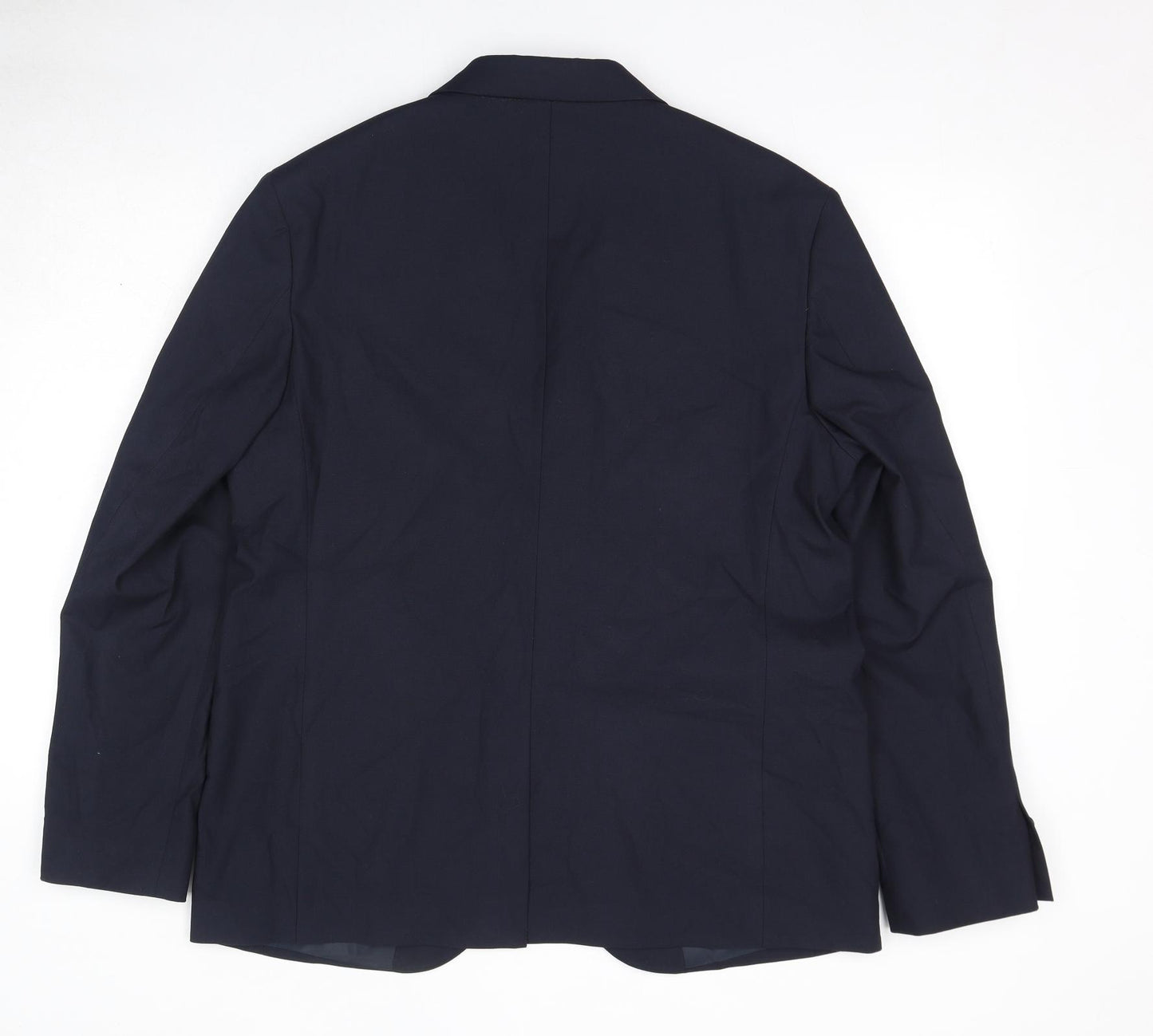 Autograph Mens Blue Polyester Jacket Suit Jacket Size 42 Regular