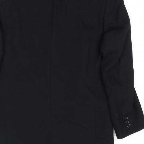 Maitland Mens Black Polyester Jacket Suit Jacket Size 38 Regular