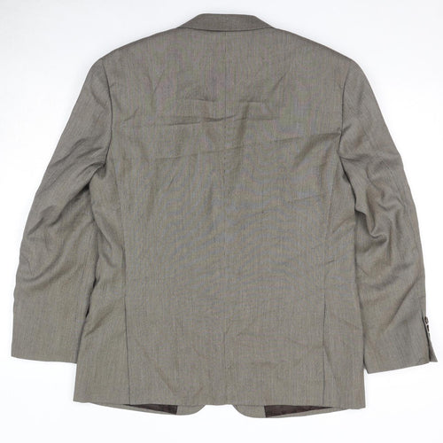 Skopes Mens Brown Polyester Jacket Suit Jacket Size 40 Regular