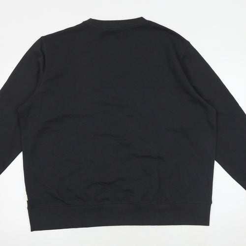 Marks and Spencer Mens Grey Cotton Pullover Sweatshirt Size 2XL