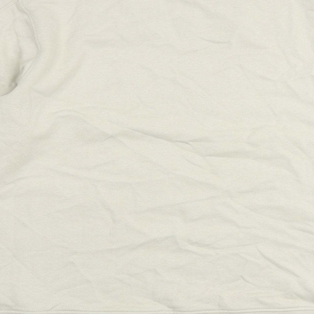 Marks and Spencer Mens Beige Cotton Pullover Sweatshirt Size L - Aprés Ski