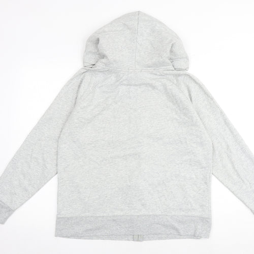 Gap Womens Grey Polyester Full Zip Hoodie Size XL Zip