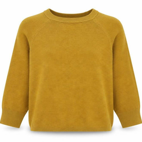 Jaqueline de Yong Womens Brown Round Neck Acrylic Pullover Jumper Size XS