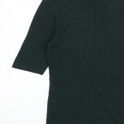 Witchery Womens Green Round Neck Acrylic Pullover Jumper Size XS