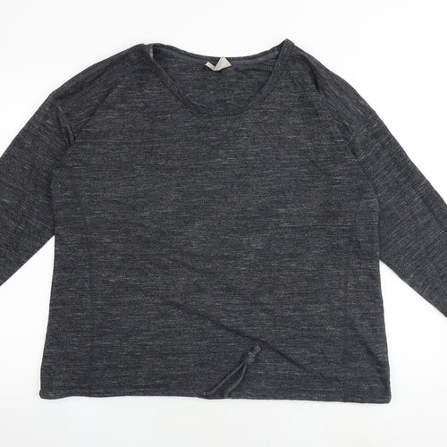 NEXT Womens Grey Polyester Pullover Sweatshirt Size 16 Pullover